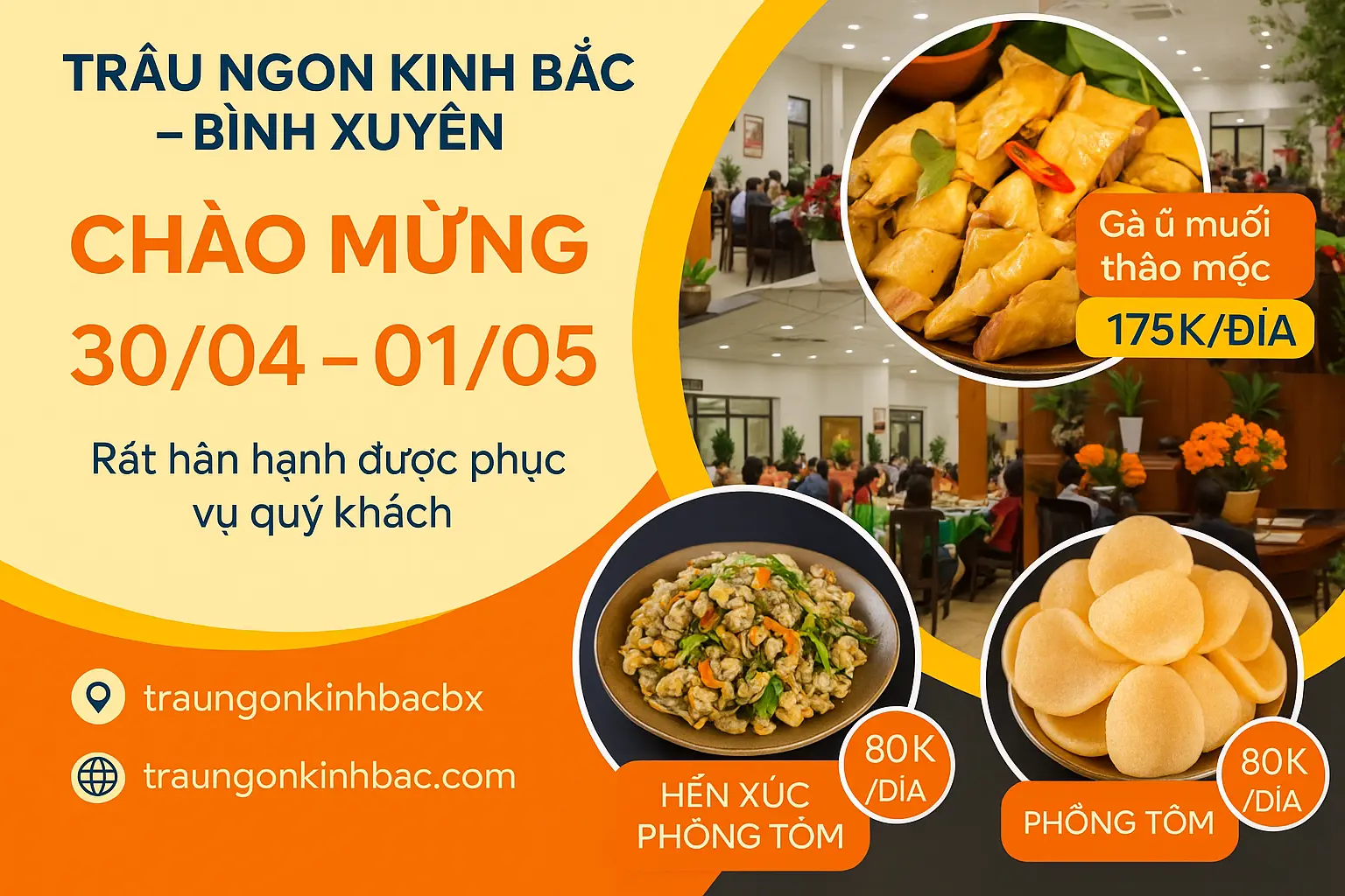 Mừng đại lễ 30-4 và 1-5